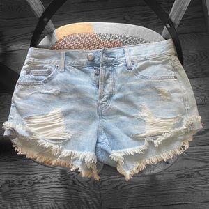 American Eagle denim cut-offs, size 4, barely worn